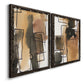 Retro Vibe III - Premium Framed Canvas 2 Piece Set - Ready to Hang