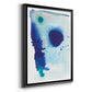 Spare Blue II - Modern Framed Canvas Print