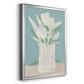 Muted Spring Arrangement II - Modern Framed Canvas Print