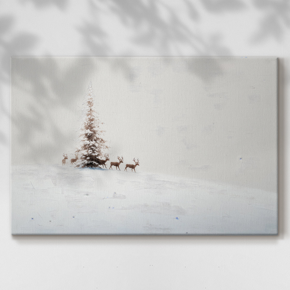 Frostlit Stillness - Canvas Art Print