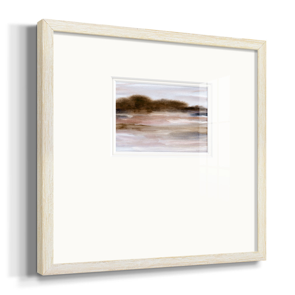 Autumnal Bay Premium Framed Print Double Matboard