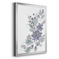 Periwinkle Patch II - Modern Framed Canvas Print