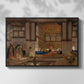 A Lady Receiving Visitors (The Reception), 1873 - Floater Framed Canvas Print