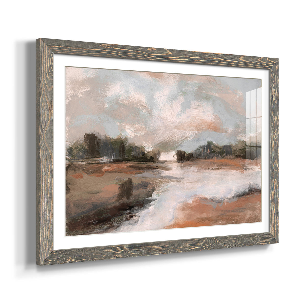 South Pond - Barnwood Framed Art Print