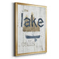 Lake Calls Me - Modern Framed Canvas Print