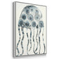 Silver Jelly - Framed Premium Gallery Wrapped Canvas L Frame - Ready to Hang