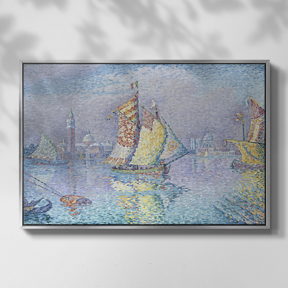 Venice, the Yellow Sail, 1904 - Floater Framed Canvas Print