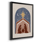 Boho Nativity I - Modern Framed Canvas Print