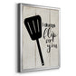 Flip For You - Modern Framed Canvas Print