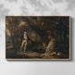 The Reverend Thomas Levett and Favourite Dogs, Cock-Shooting, 1811 - Floater Framed Canvas Print
