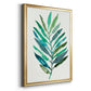 Palm Frond Flow IV - Modern Framed Canvas Print
