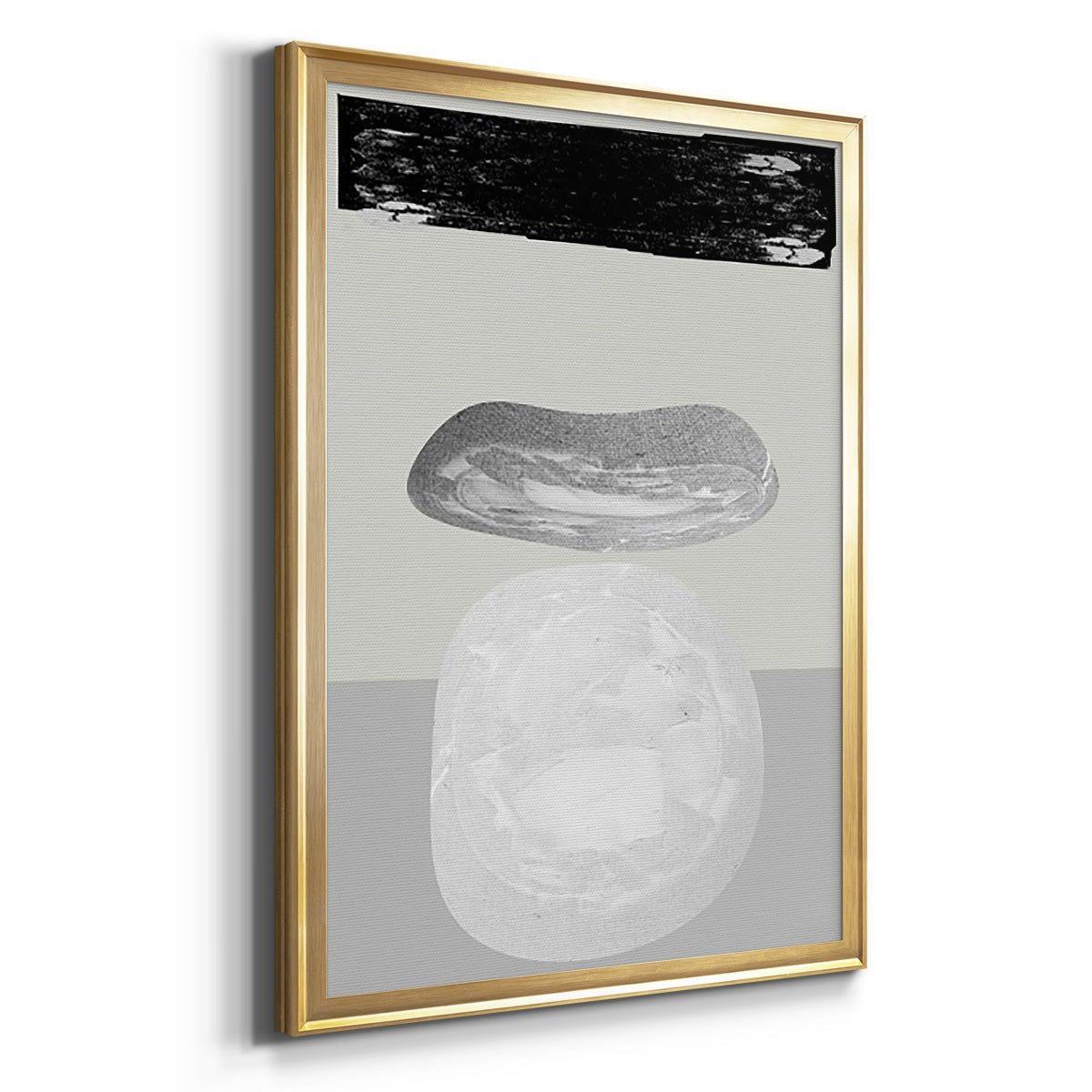 Eggy II - Modern Framed Canvas Print