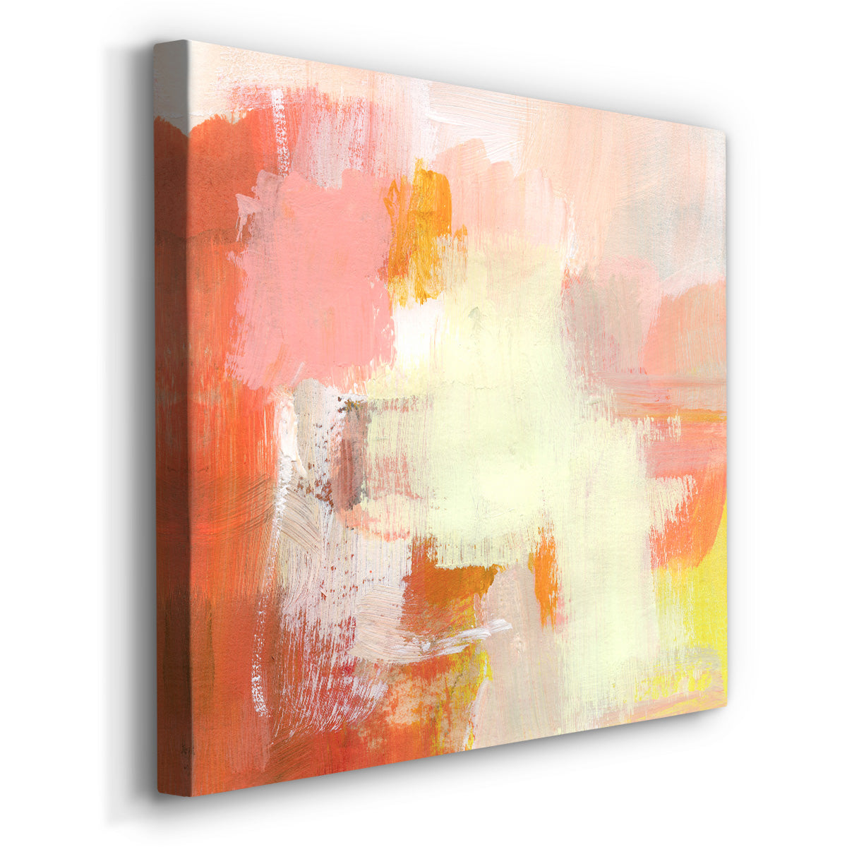 Yellow and Blush III - Canvas Art Print