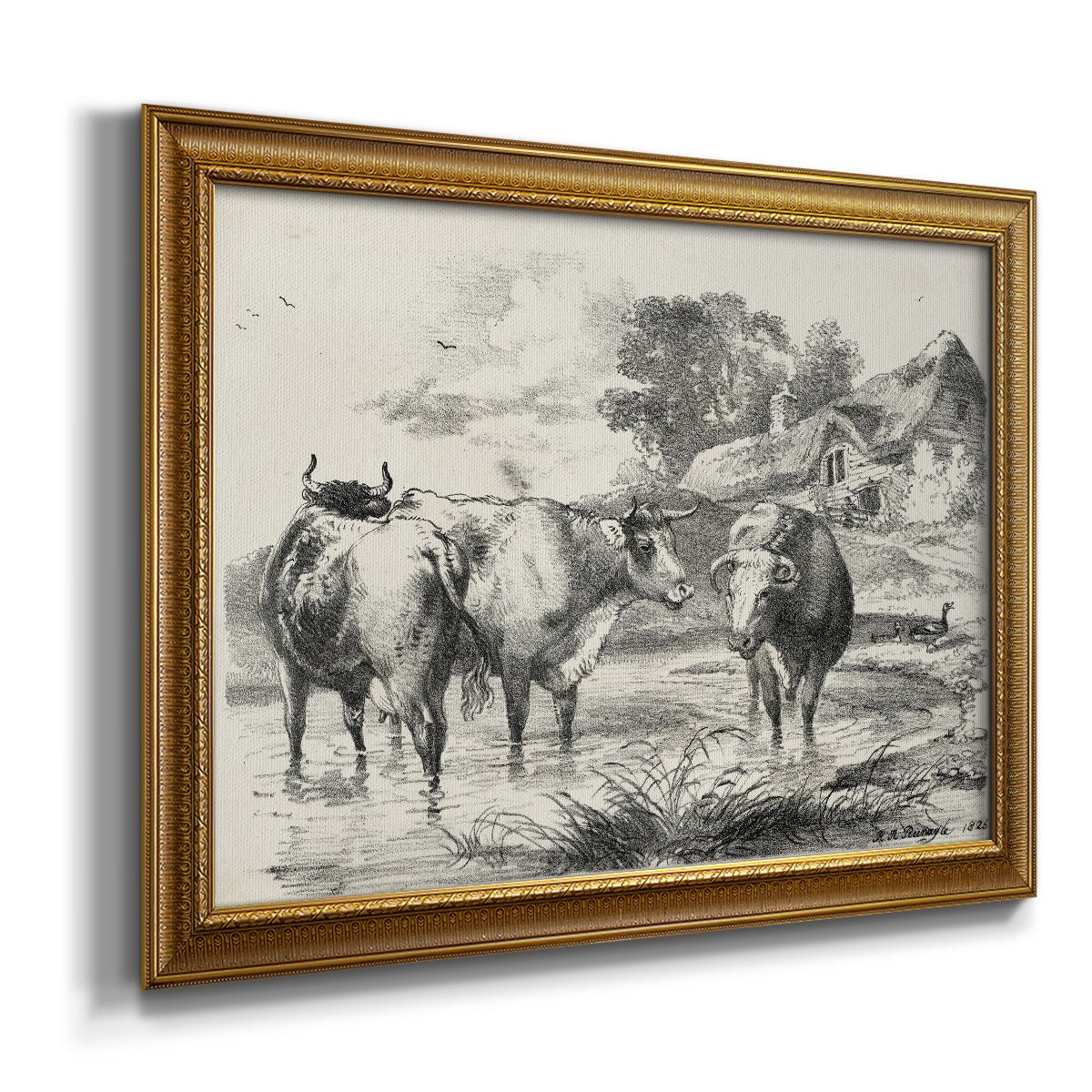 Rural Charms I Premium Framed Canvas- Ready to Hang