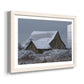 Winter Barn - Barnwood Framed Art Print