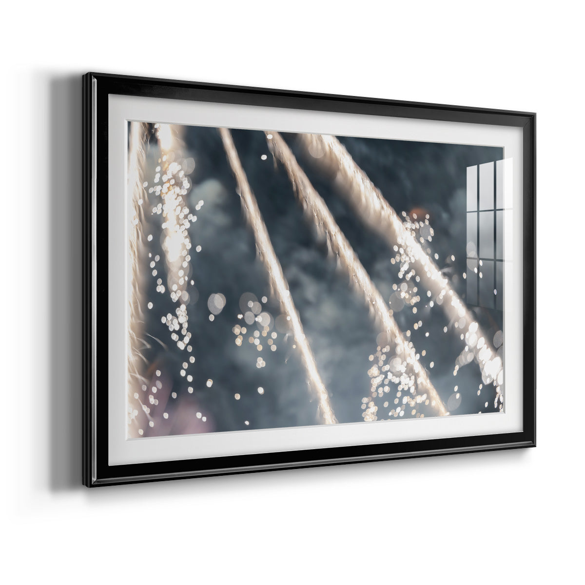 Celestial Glimmer Premium Framed Print - Ready to Hang