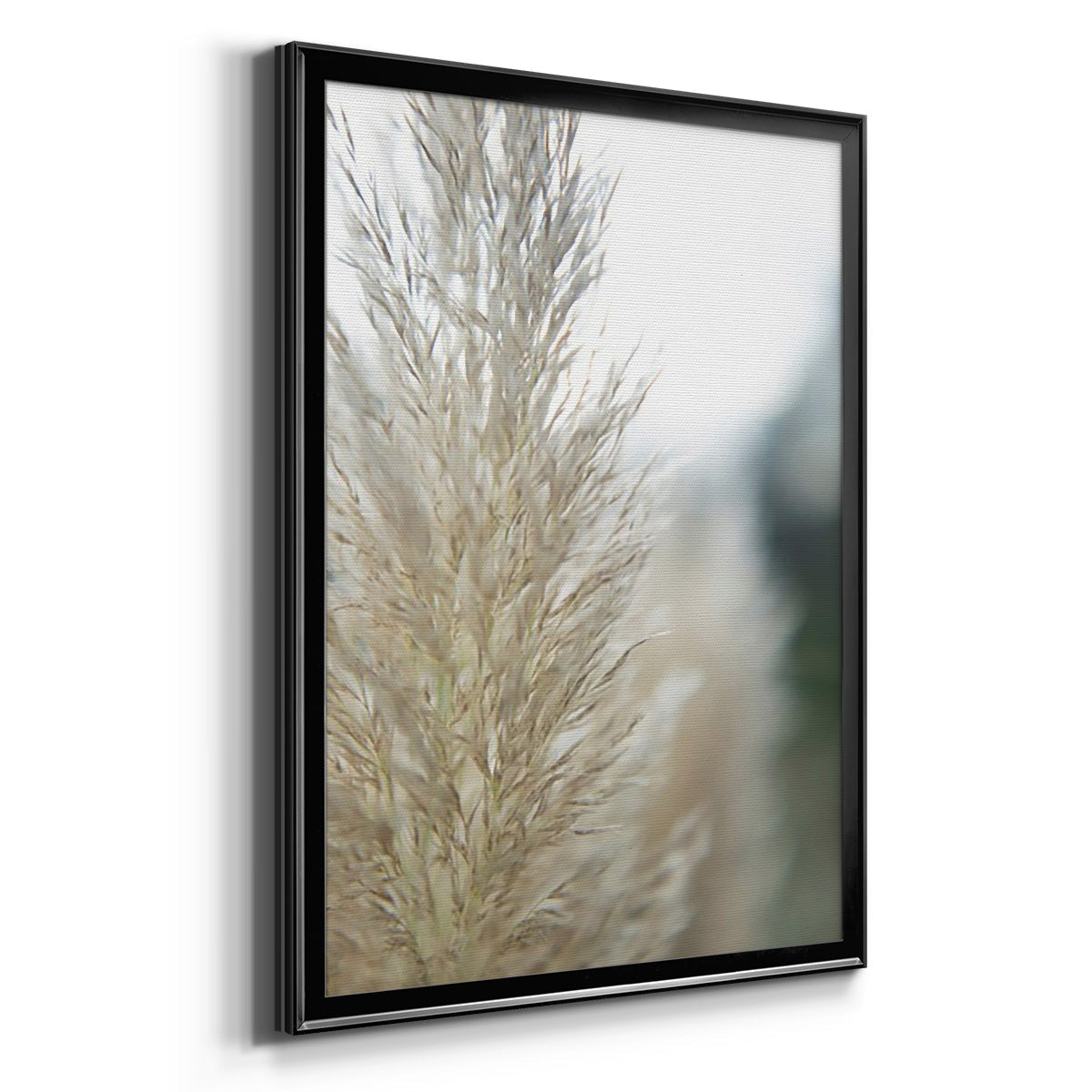 Subtle Grasses IV - Modern Framed Canvas Print