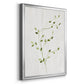 Windblown Leaves I - Modern Framed Canvas Print