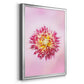 Exotic Flower Burst I - Modern Framed Canvas Print