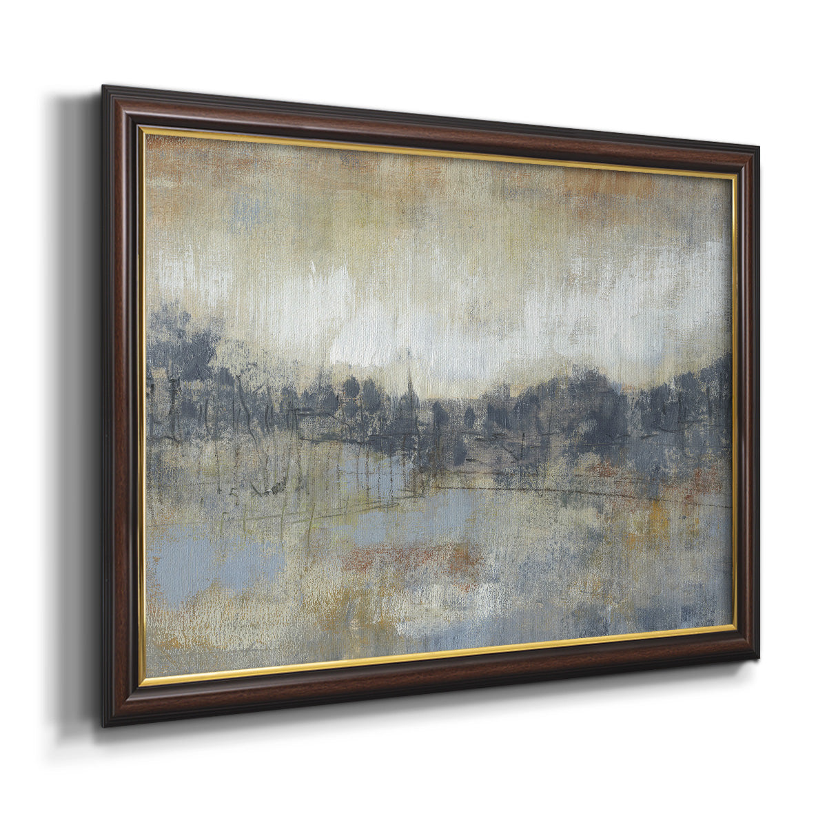 Cool Grey Horizon I Premium Framed Canvas- Ready to Hang