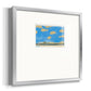 Textured Beachscape II Premium Framed Print Double Matboard