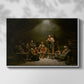 Low Church Devotion (Haugianerne), 1848 - Floater Framed Canvas Print