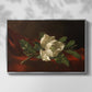 Magnolia on Red Velvet, c. 1885-1890 - Floater Framed Canvas Print