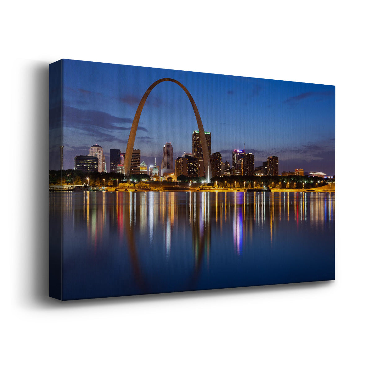 Gateway Arch at Twilight - Canvas Art Print