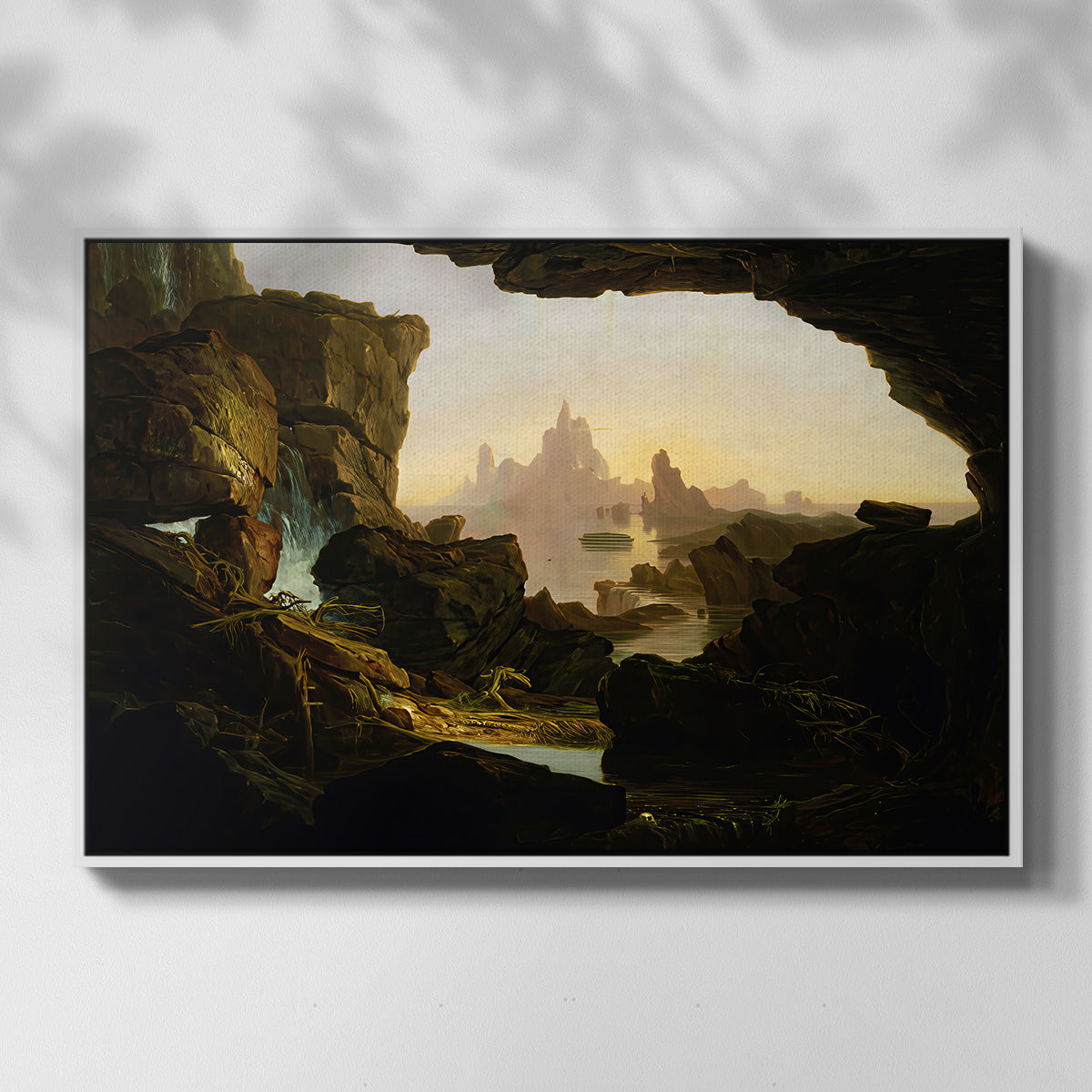 The Subsiding of the Waters of the Deluge, 1829 - Floater Framed Canvas Print