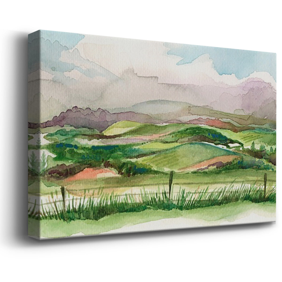 Bennachie Rain II Premium Gallery Wrapped Canvas - Ready to Hang