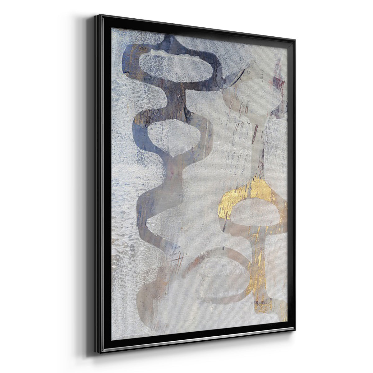 Linx I - Modern Framed Canvas Print