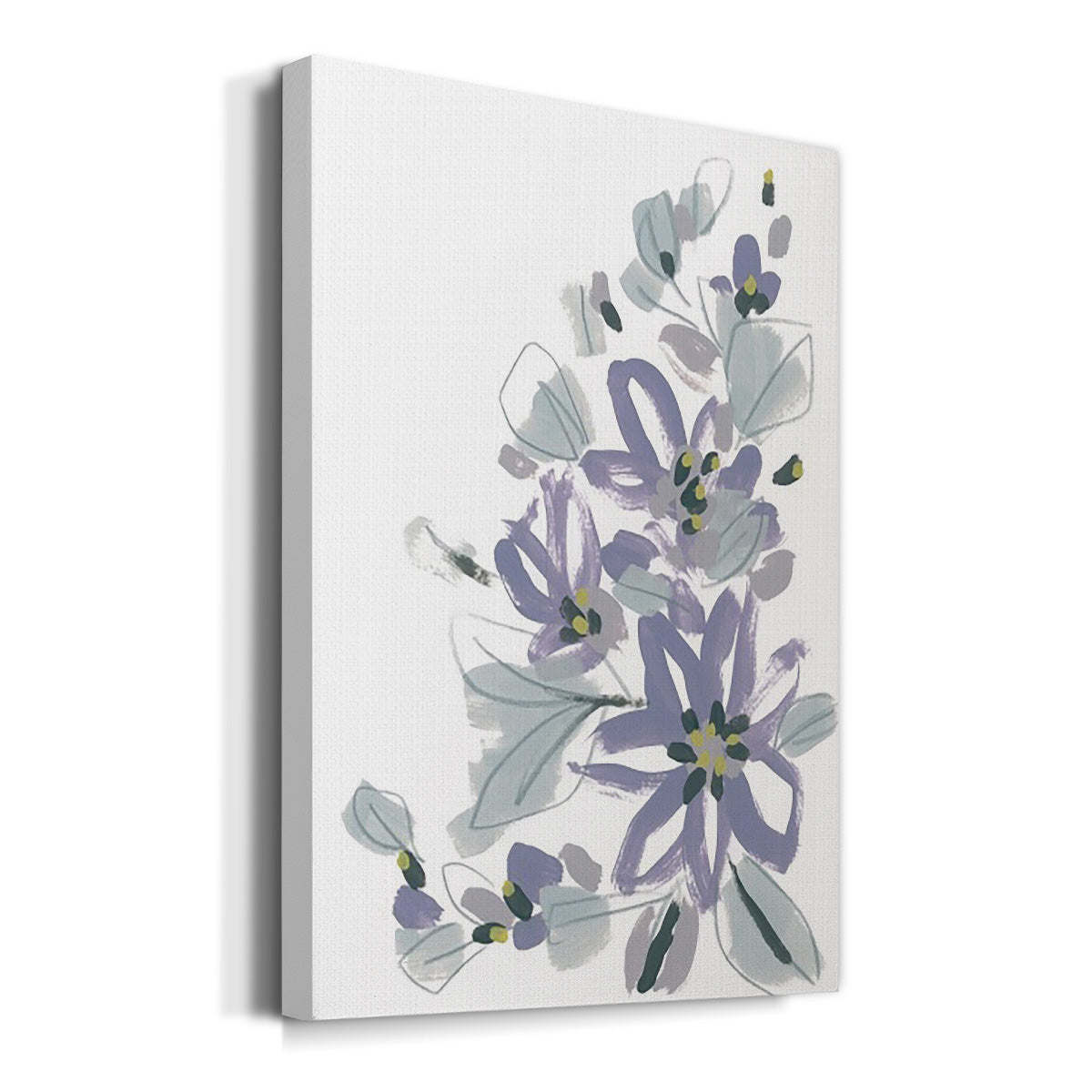 Periwinkle Patch IV - Canvas Art Print