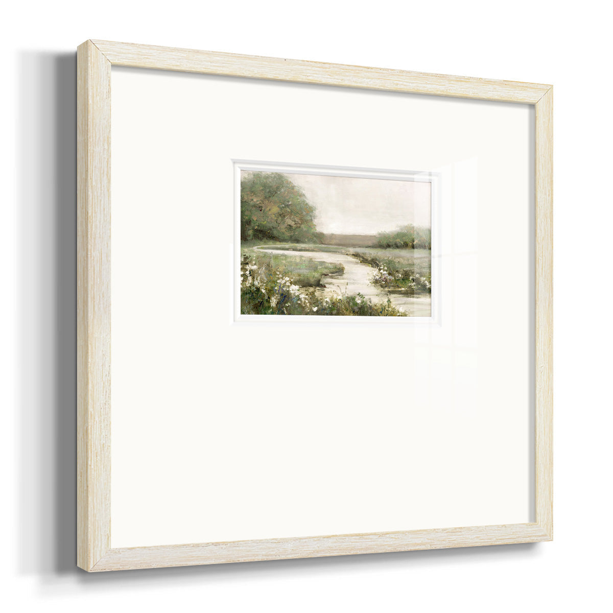 Quiet Path - Double Matboard Framed Print