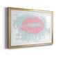 XOXO in Color Premium Framed Print - Ready to Hang