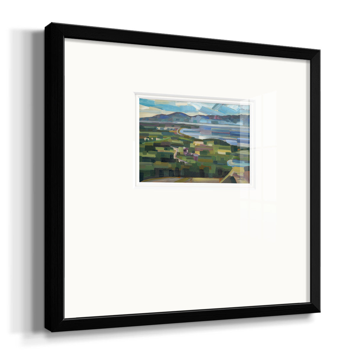 View From Goose Park Premium Framed Print Double Matboard