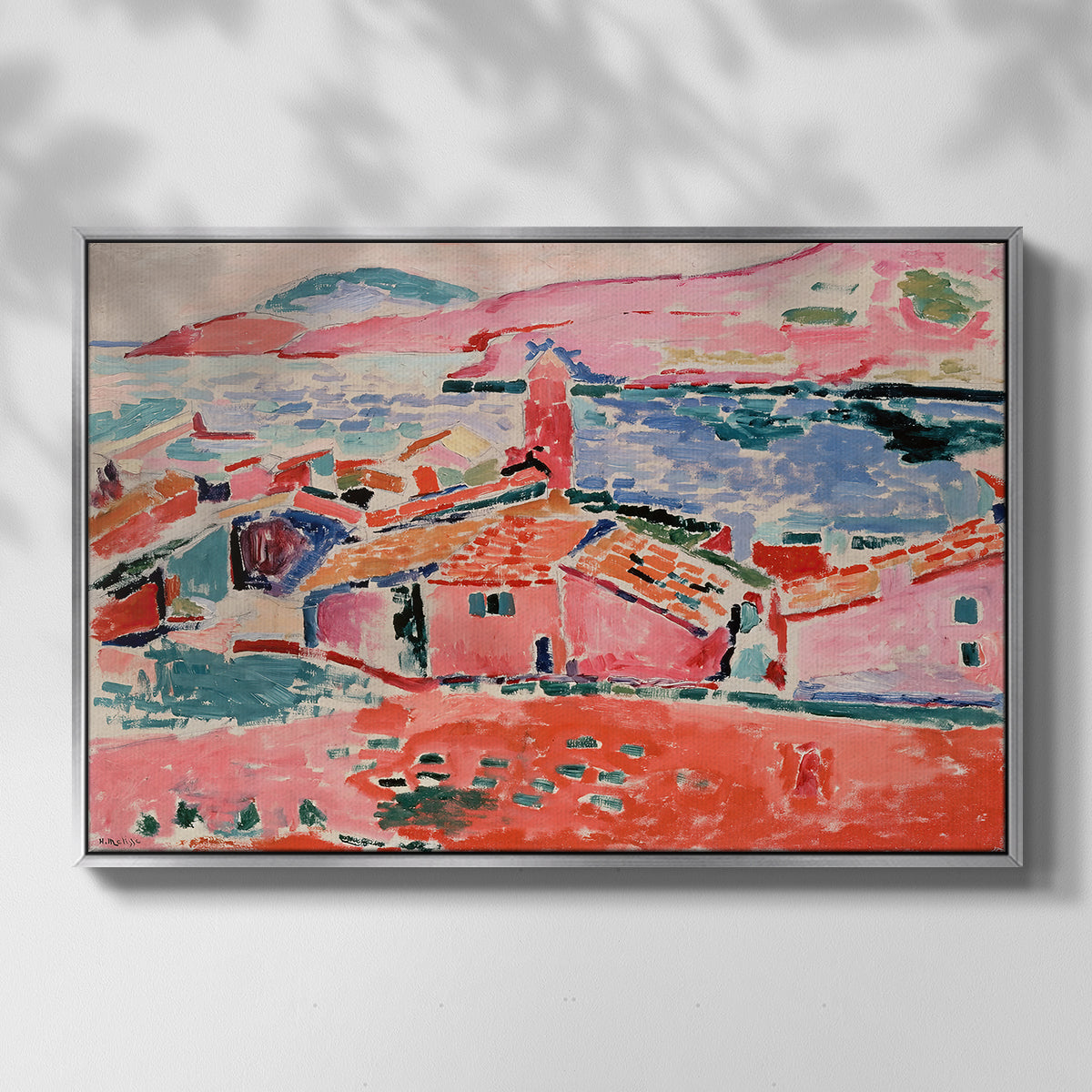 View of Collioure, 1905 - Floater Framed Canvas Print