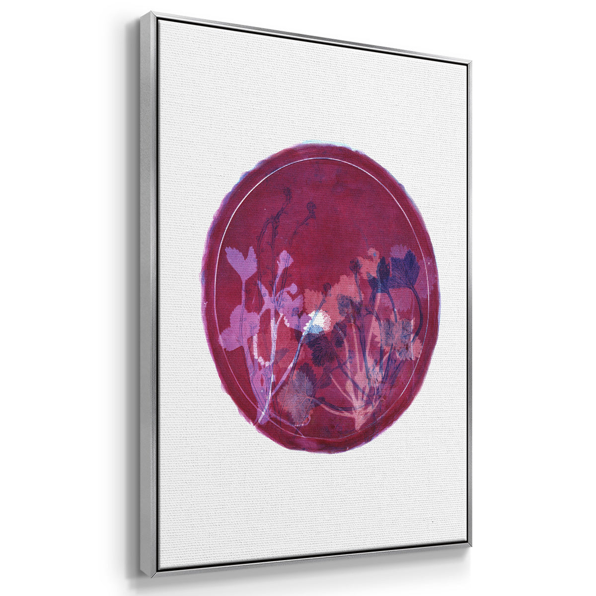 Strawberries and Forg II - Framed Premium Gallery Wrapped Canvas L Frame - Ready to Hang