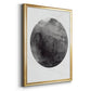 Graphite Moon I - Modern Framed Canvas Print