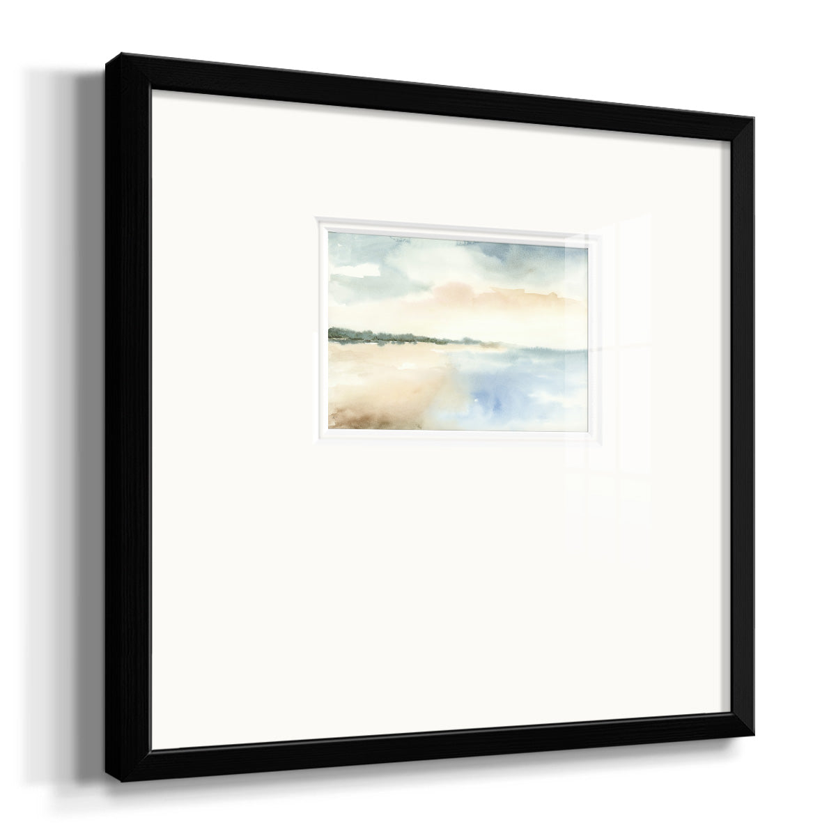 Simple Sea Premium Framed Print Double Matboard