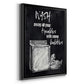 Wash Away Your Troubles - Modern Framed Canvas Print
