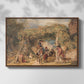 Figures and Animals in a Vineyard, c. 1829 - Floater Framed Canvas Print