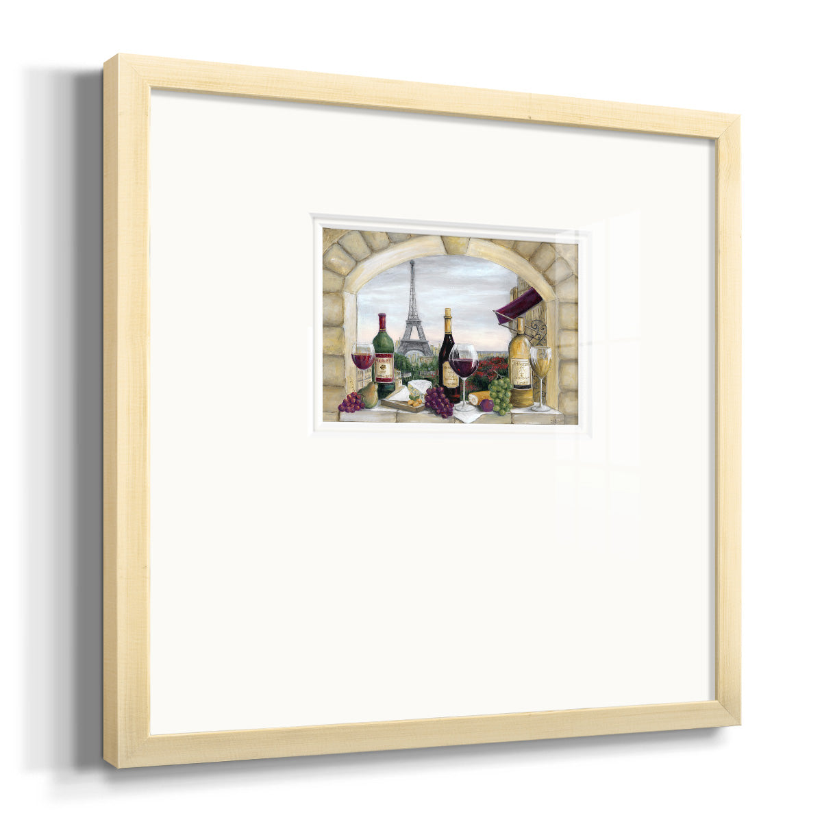 Paris Delight Premium Framed Print Double Matboard