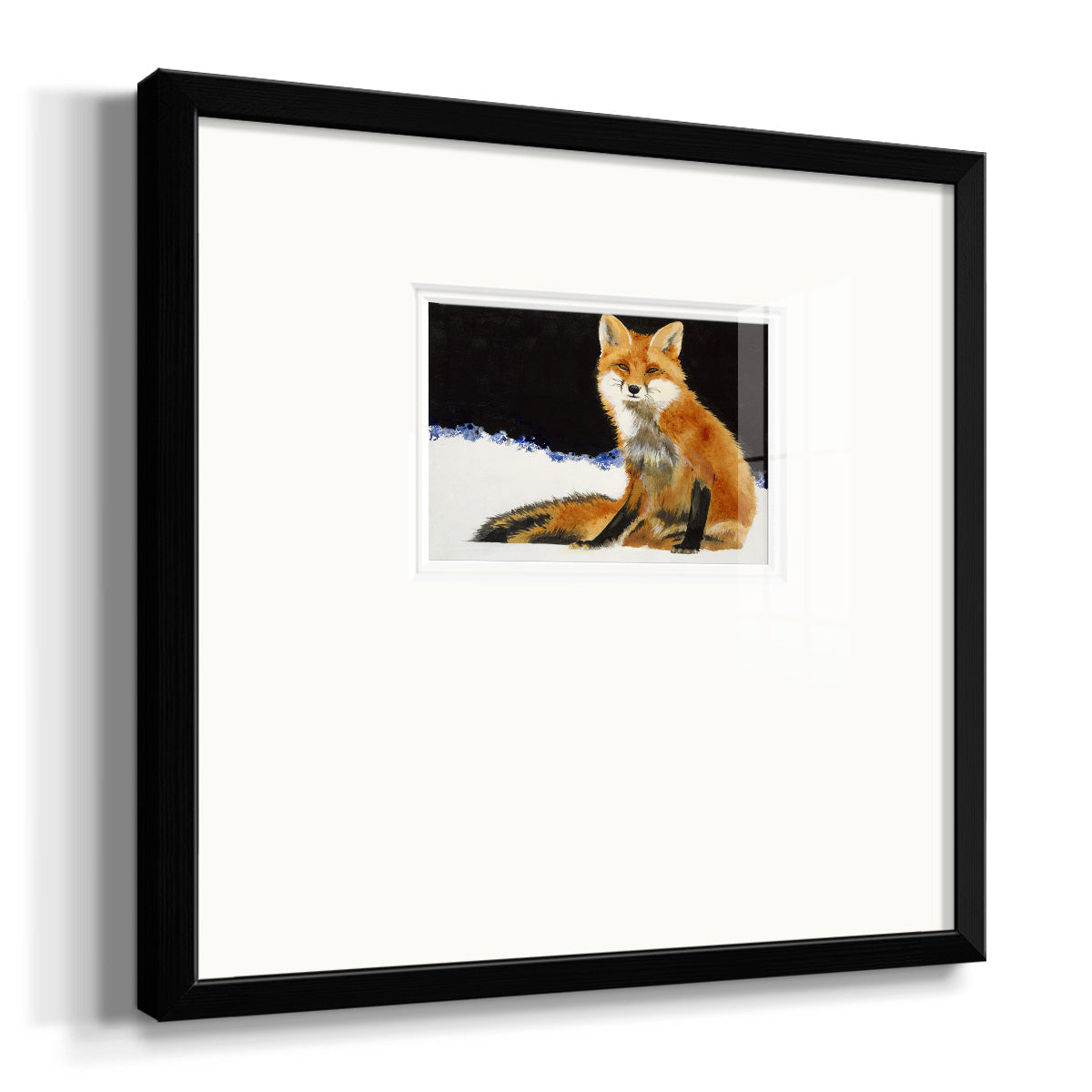 Fox Premium Framed Print Double Matboard