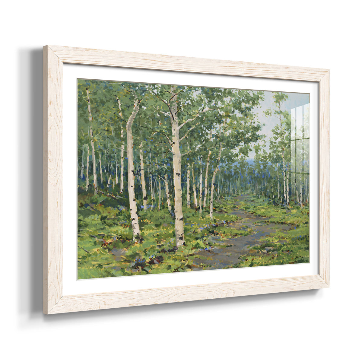 In the Forest - Barnwood Framed Art Print