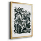 Ink Jungle III - Modern Framed Canvas Print