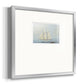 Foggy Sail II Premium Framed Print Double Matboard