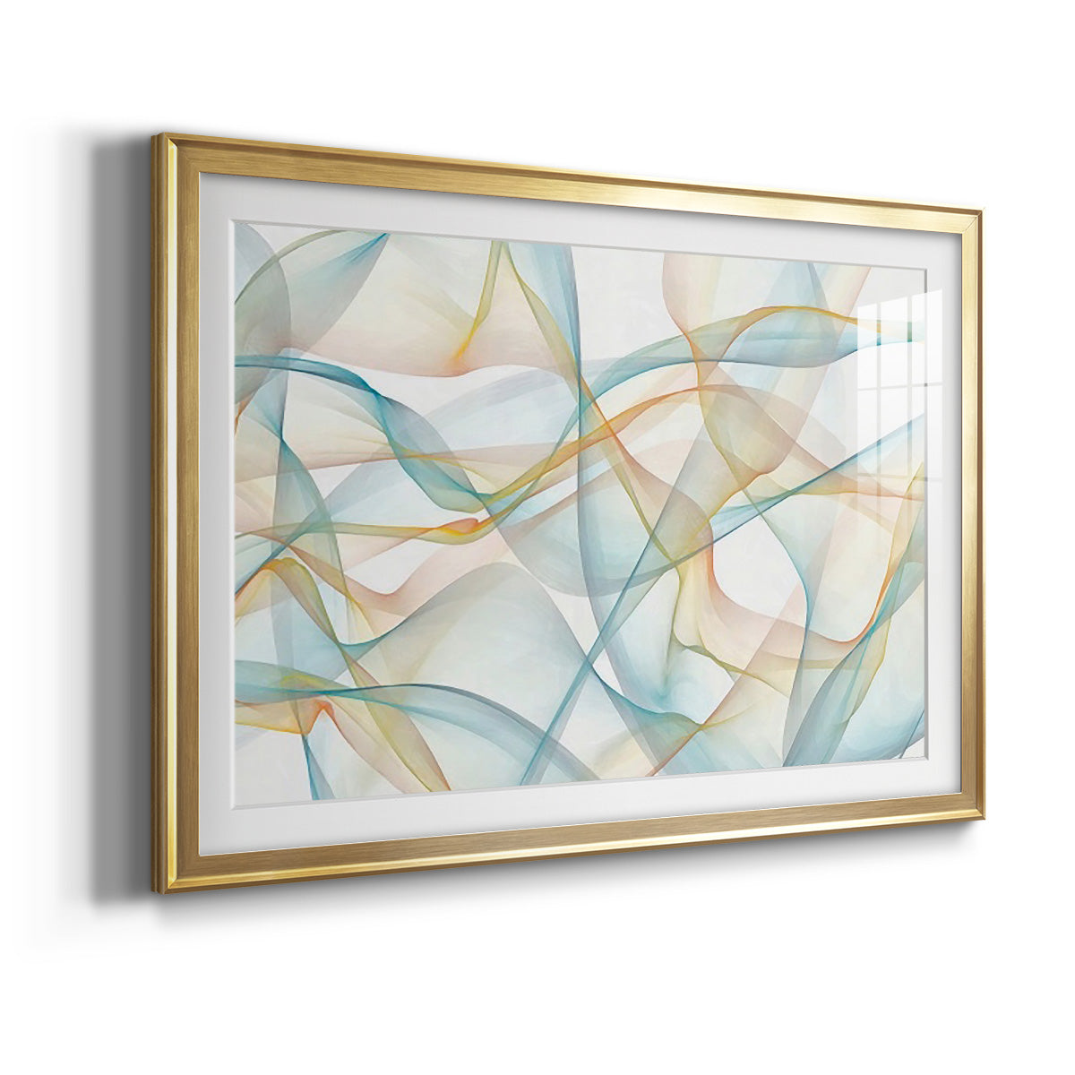 Curves and Waves VI - Modern Framed Art Print