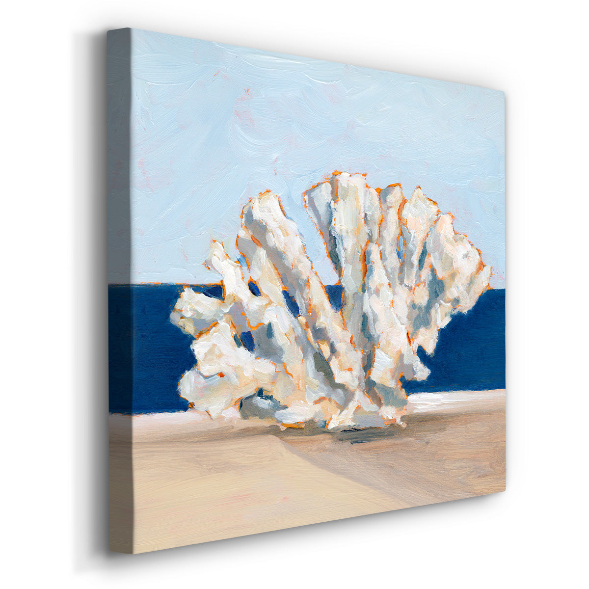 Coral By the Shore I - Canvas Art Print