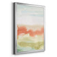 Blushing Sunrise I - Modern Framed Canvas Print