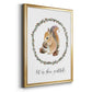 Harvest Home Squirrel - Modern Framed Canvas Print